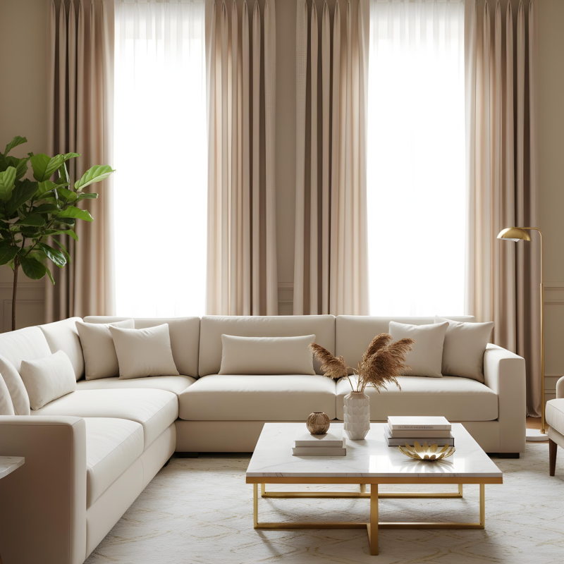 TRIPLE PINCH PLEAT CURTAINS